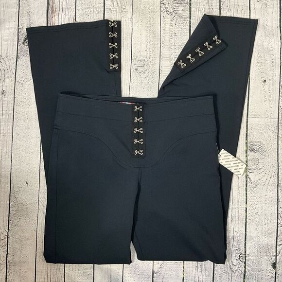 URBAN OUTFITTERS Hook and Eye Closure Bootcut Pants - Picture 1 of 8